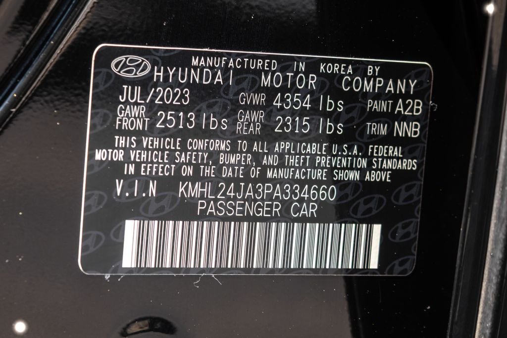 Certified Used 2023 Black Hyundai SE image 37