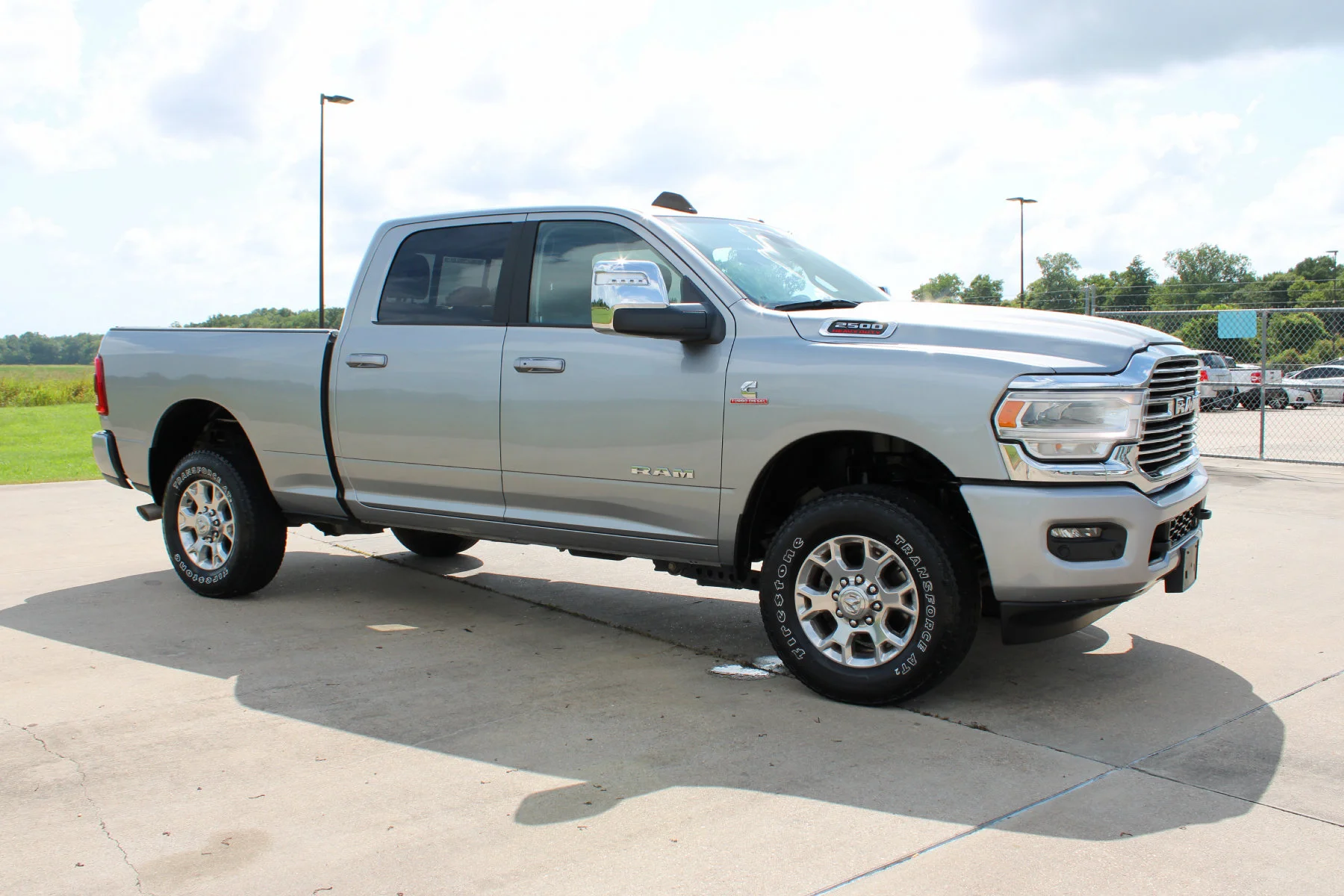 Used 2024 Billet Silver Metallic Clearcoat Ram Laramie 4x4 Crew Cab 6