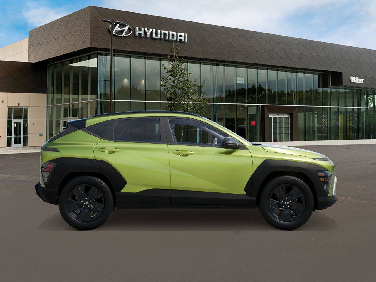 New 2027 Neoteric Yellow Hyundai SEL Sport AWD image 8