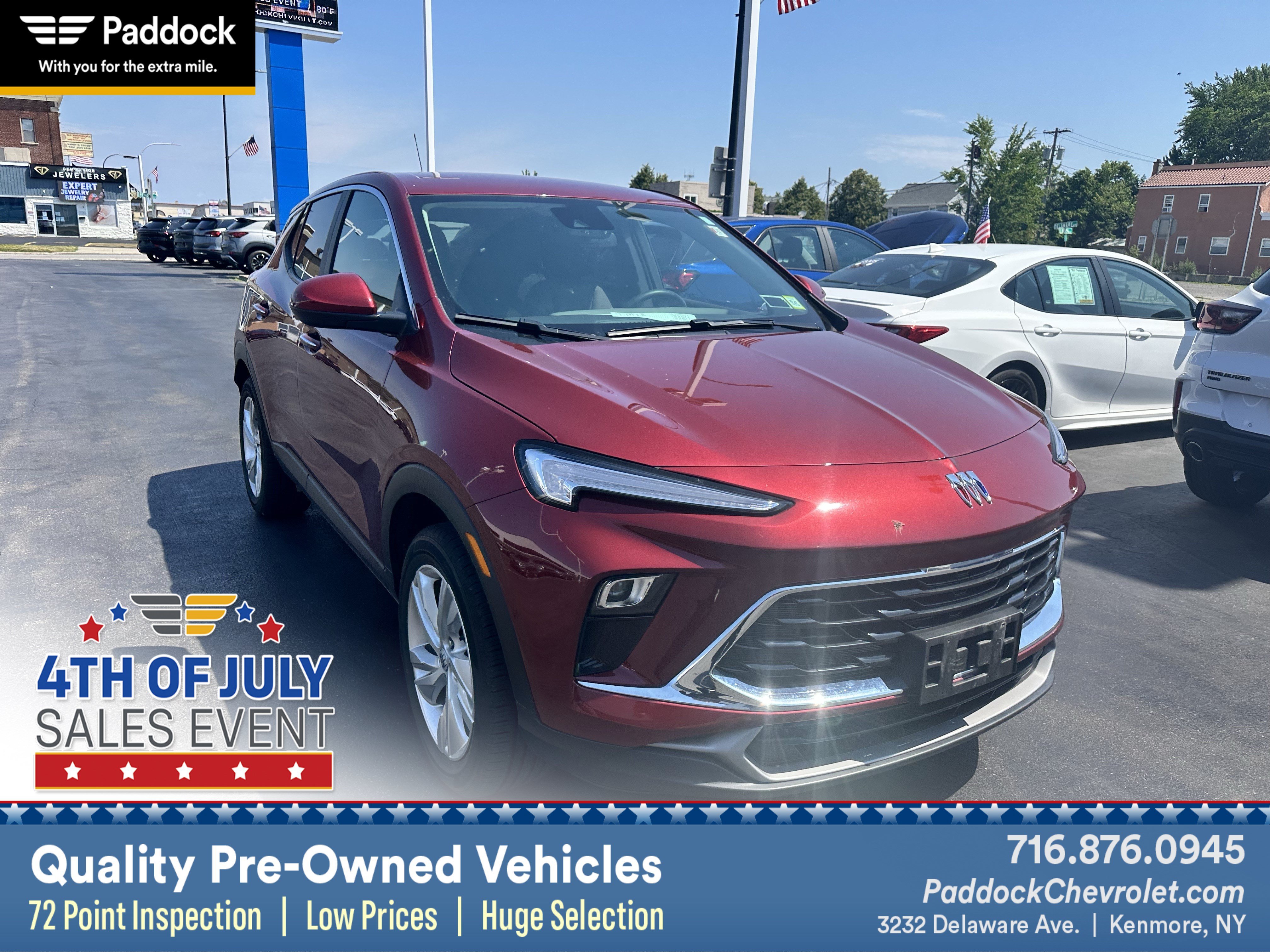 Used 2024 Cinnabar Metallic Buick Preferred image 1