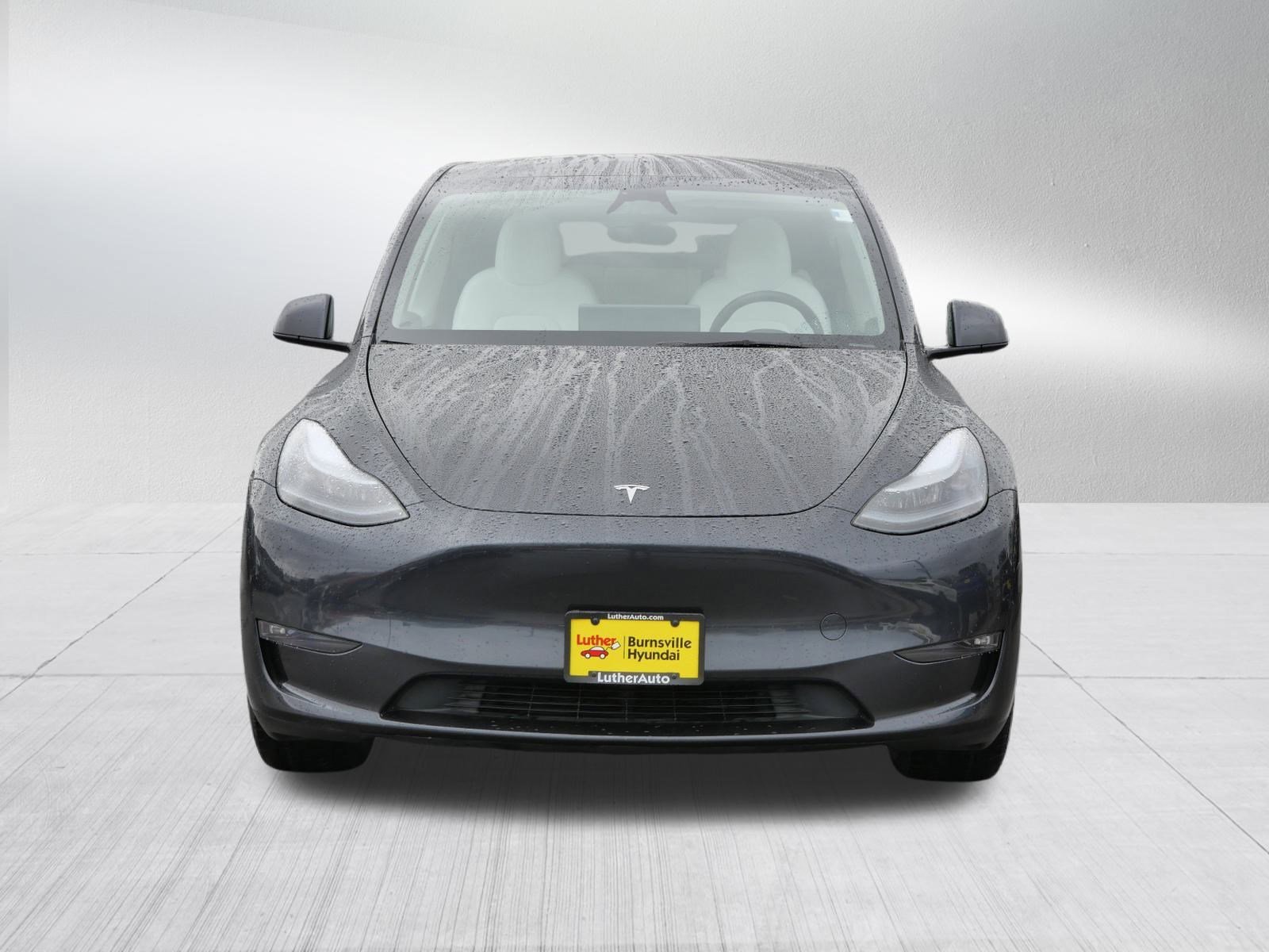 Used 2025 Tesla Model Y Long Range with VIN 7SAYGAEE0SF222554 for sale in Burnsville, MN