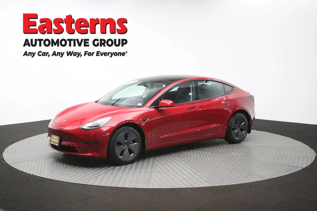 Used 2022 Red Tesla Base image 54