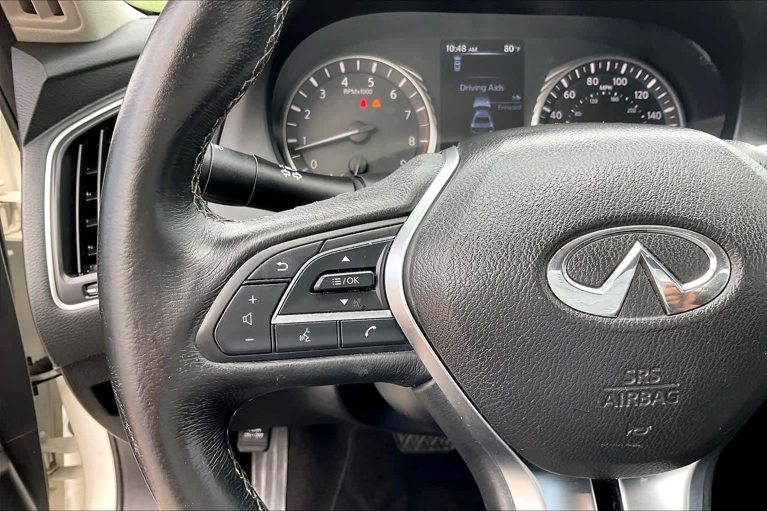 Used 2019 Pure White INFINITI 3.0t LUXE image 24