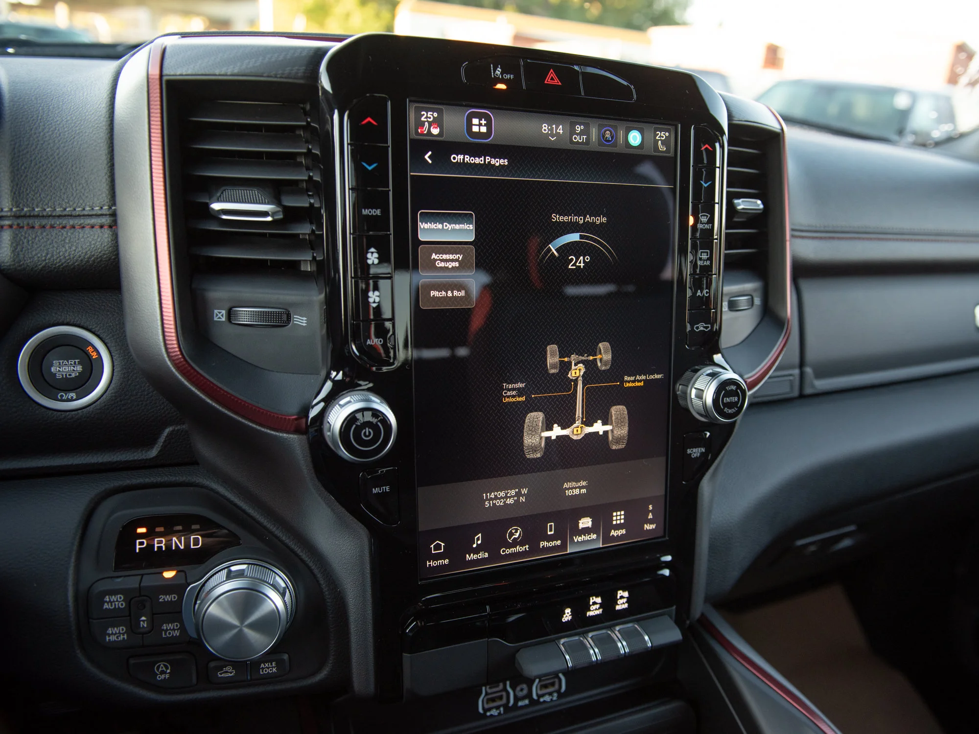 New 2026 Red RAM Rebel* Crew Cab 4x4, 33 Inch A/T Tires, Heated Seats/Wheel, Nav, Alpine Audio image 22