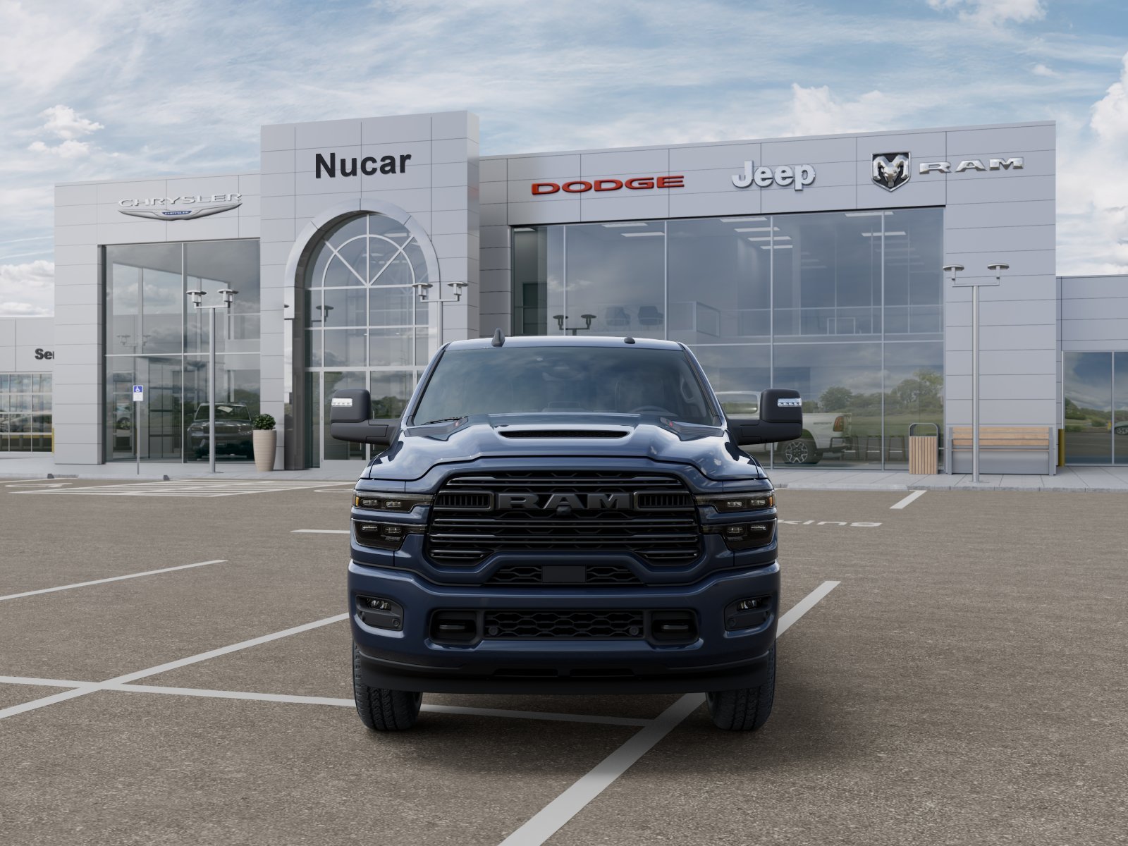 New 2026 Forged Blue Metallic Exterior Paint RAM Laramie image 6