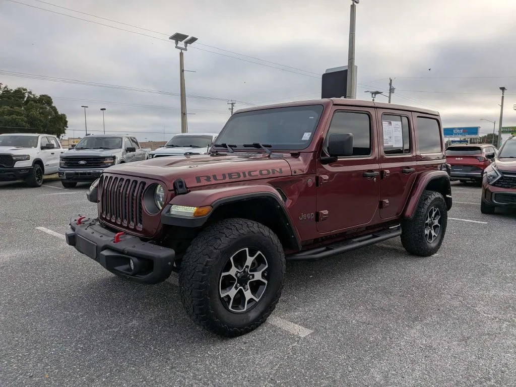 Certified Used 2021 Snazzberry Pearlcoat Jeep Unlimited Rubicon image 7