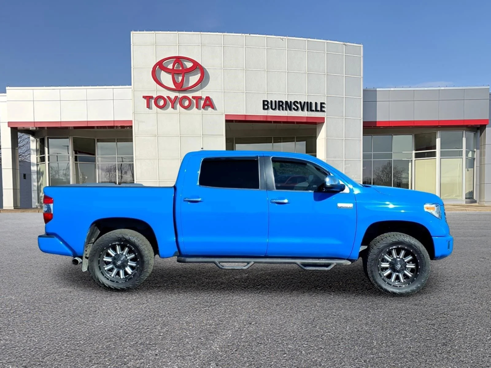 Certified 2021 Toyota Tundra Platinum with VIN 5TFAY5F13MX962932 for sale in Burnsville, Minnesota