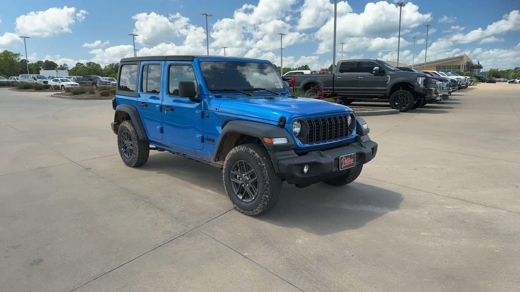New 2024 Hydro Blue Pearlcoat Jeep Sport S image 2