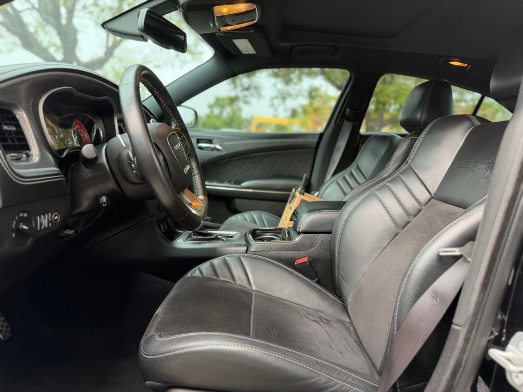 Used 2023 Pitch Black Clearcoat Dodge SRT Hellcat Widebody image 5