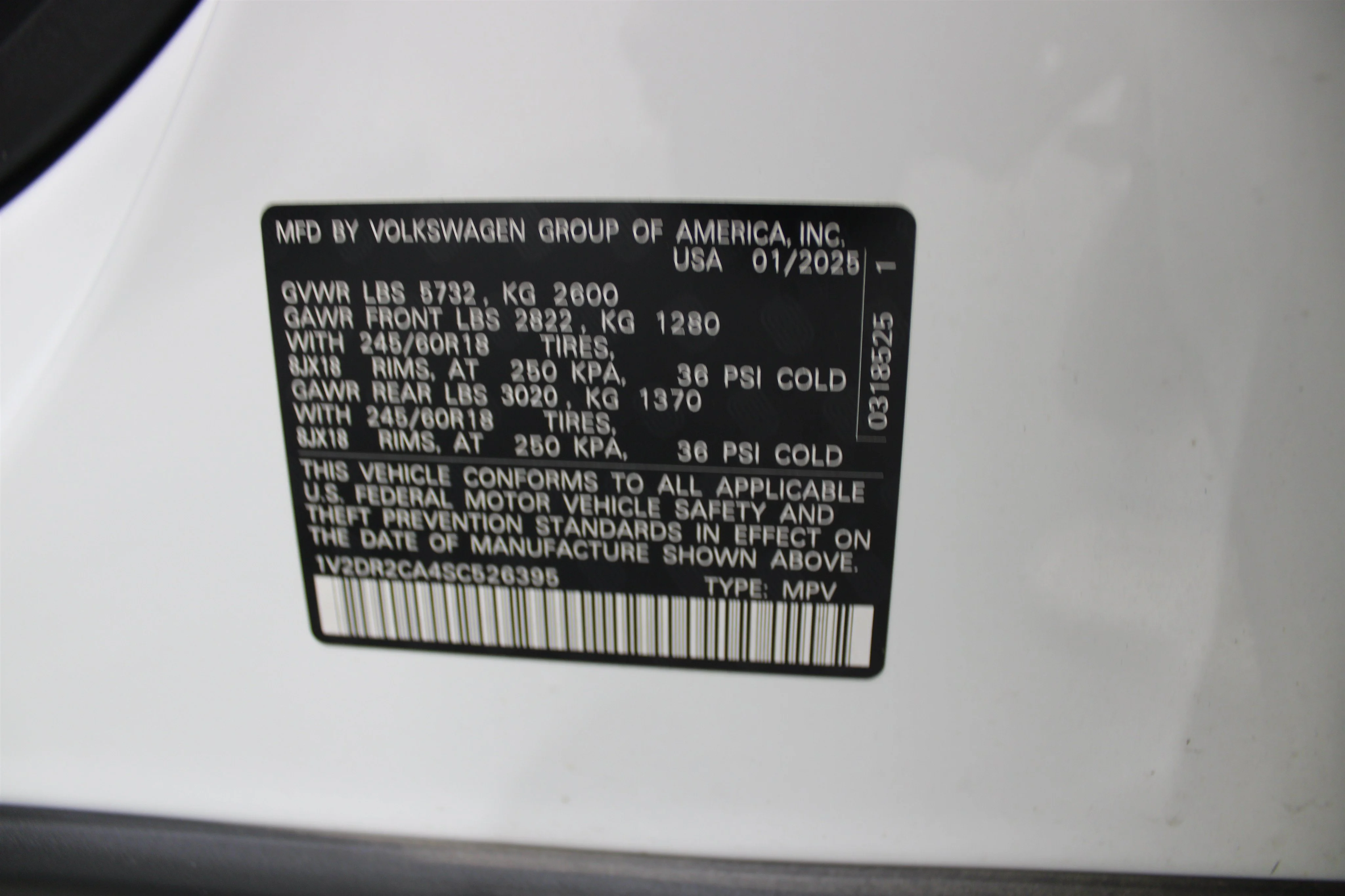 2025 Volkswagen Atlas SE - Photo 38