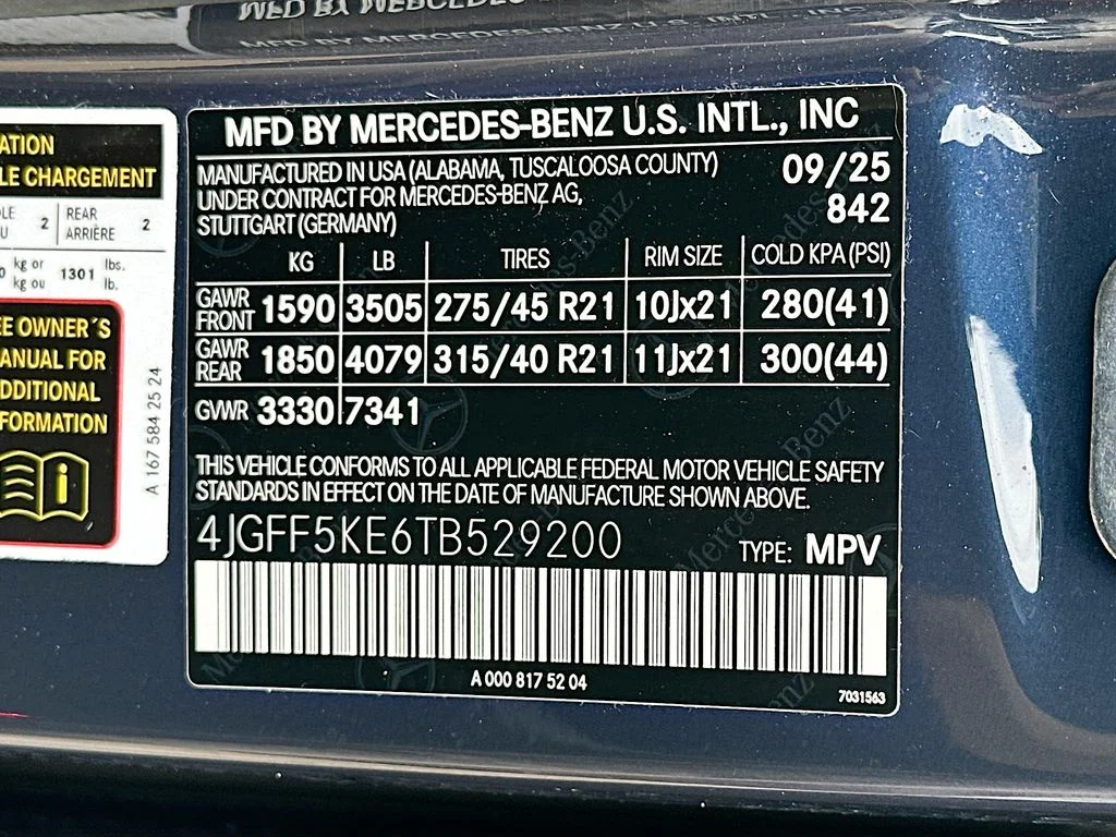 Certified Used 2026 Twilight Blue Metallic Mercedes-Benz GLS 450 image 34