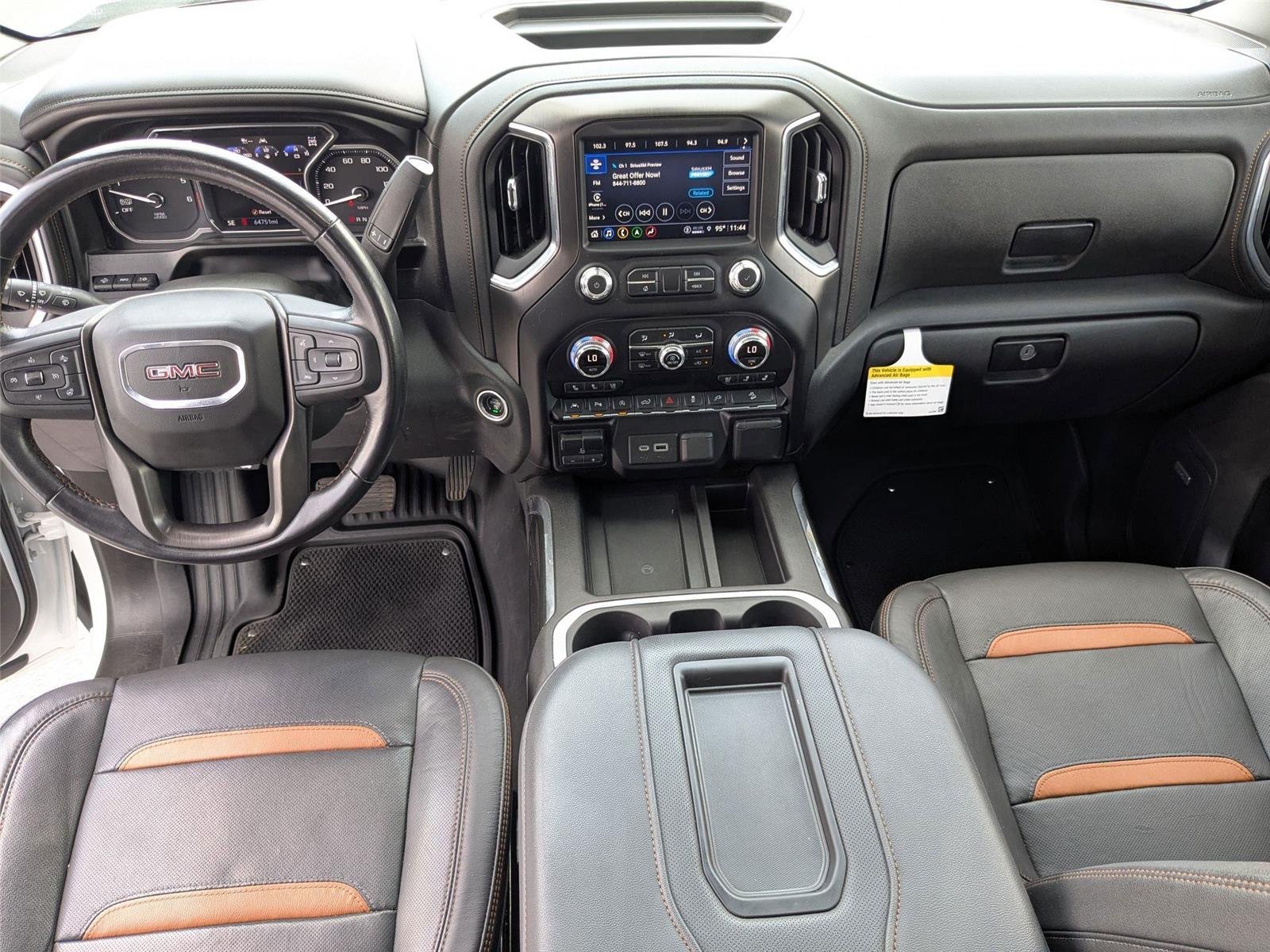 Used 2021 Summit White GMC AT4 image 28