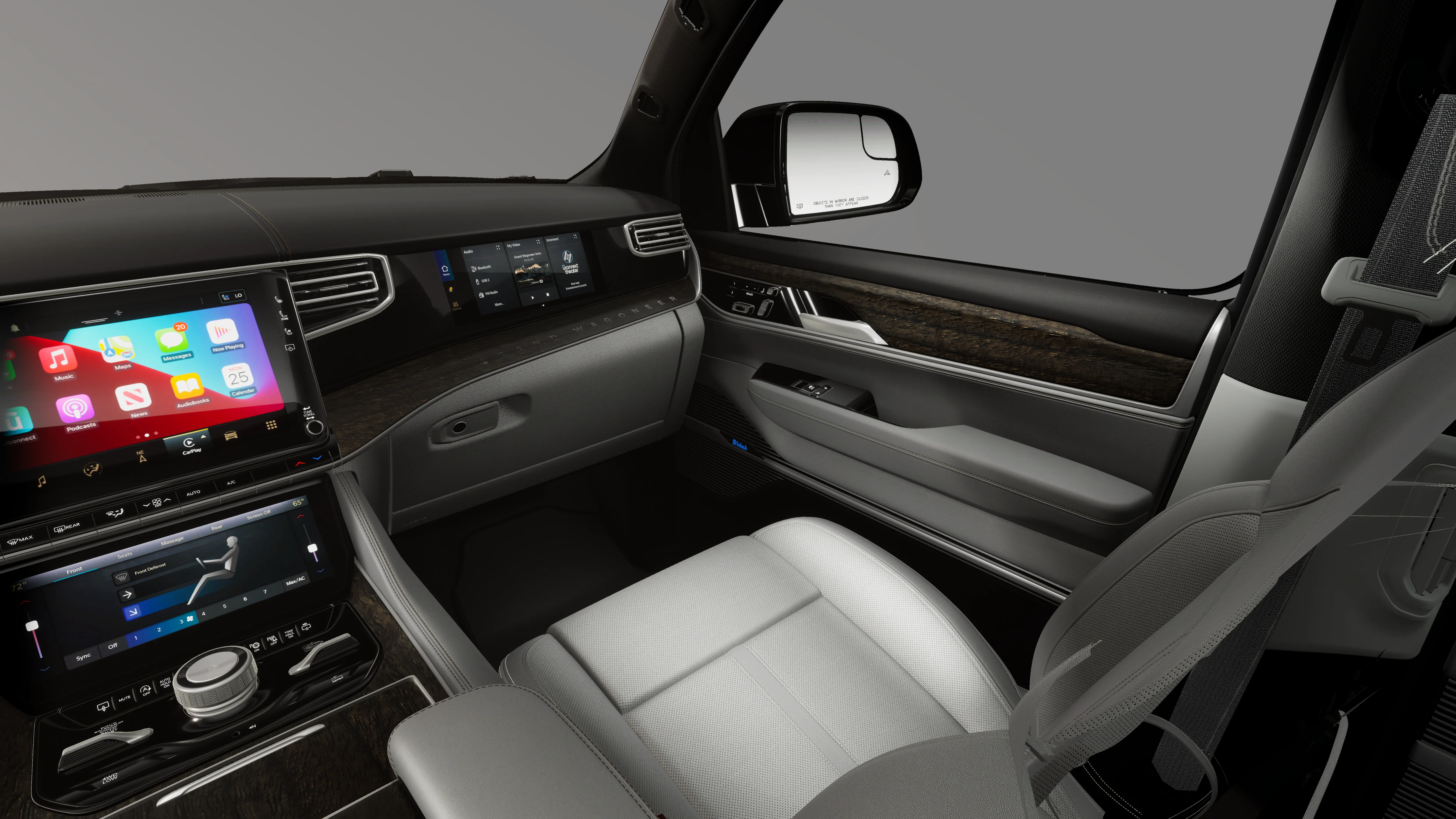 New 2026 Bright White Clear-Coat Exterior Paint Jeep Grand Wagoneer image 7