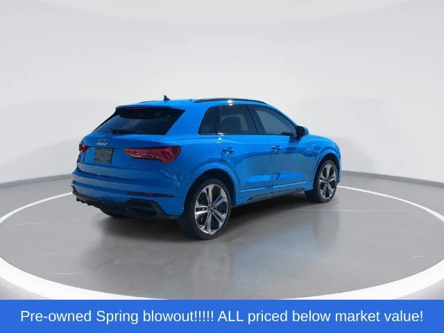 Used 2021 Blue Audi Premium Plus image 8