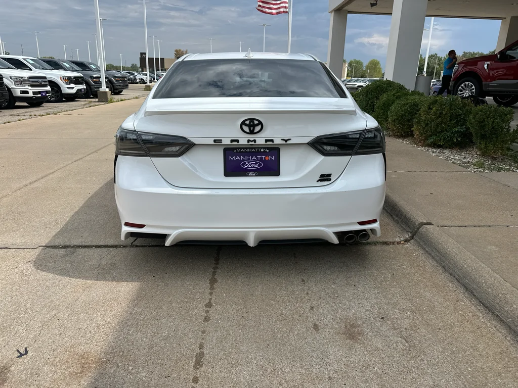 Used 2021 Super White Toyota SE image 14