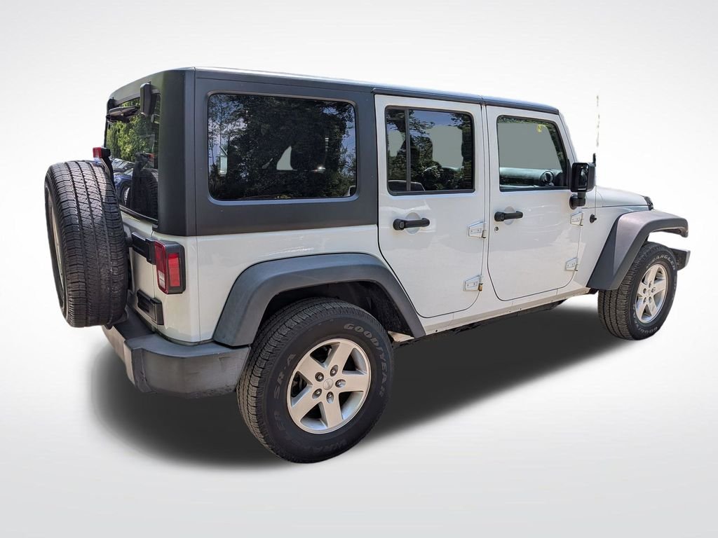 Used 2016 White Jeep Unlimited Sport image 3