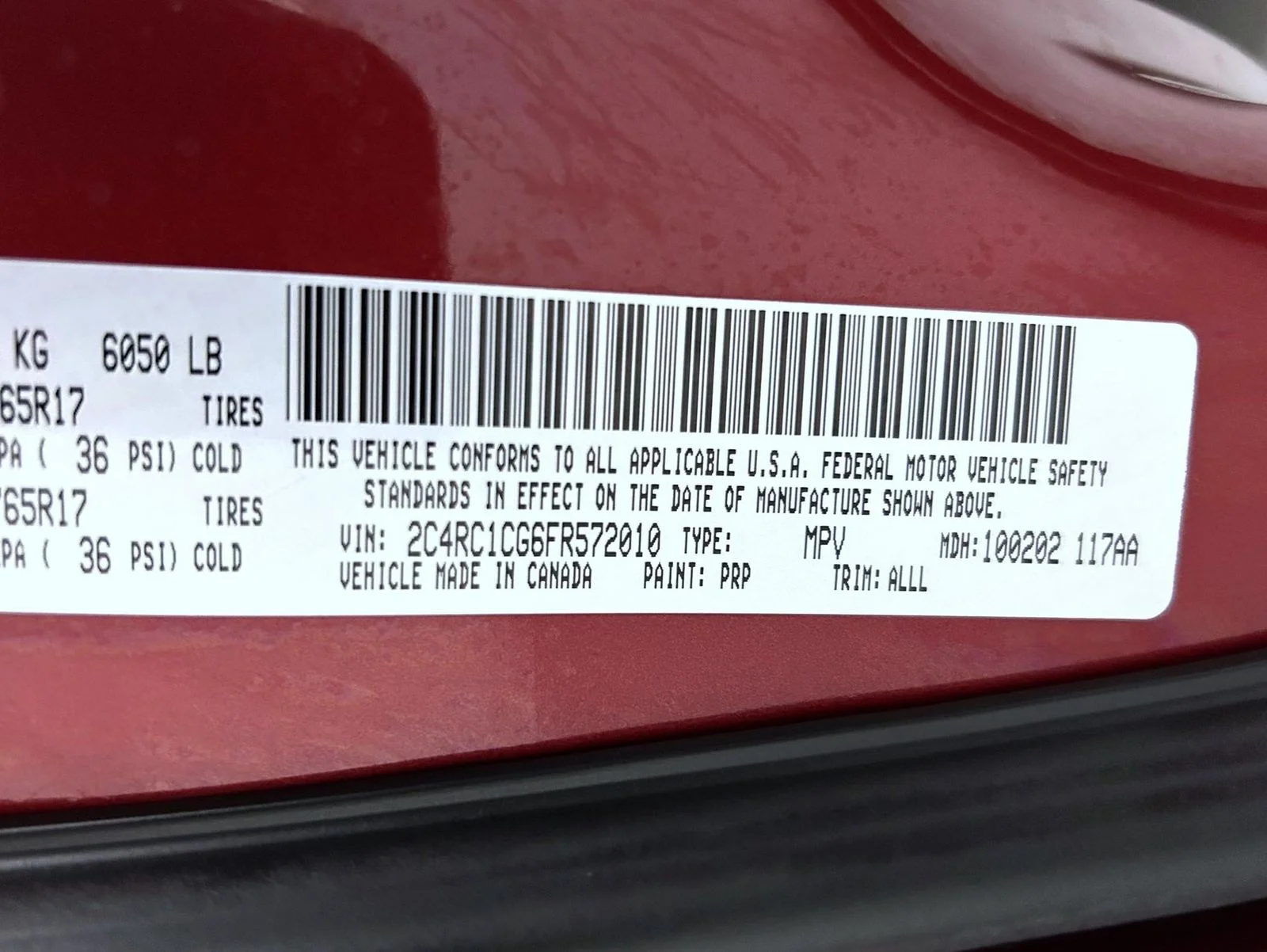 Used 2015 Red Chrysler Touring-L image 24
