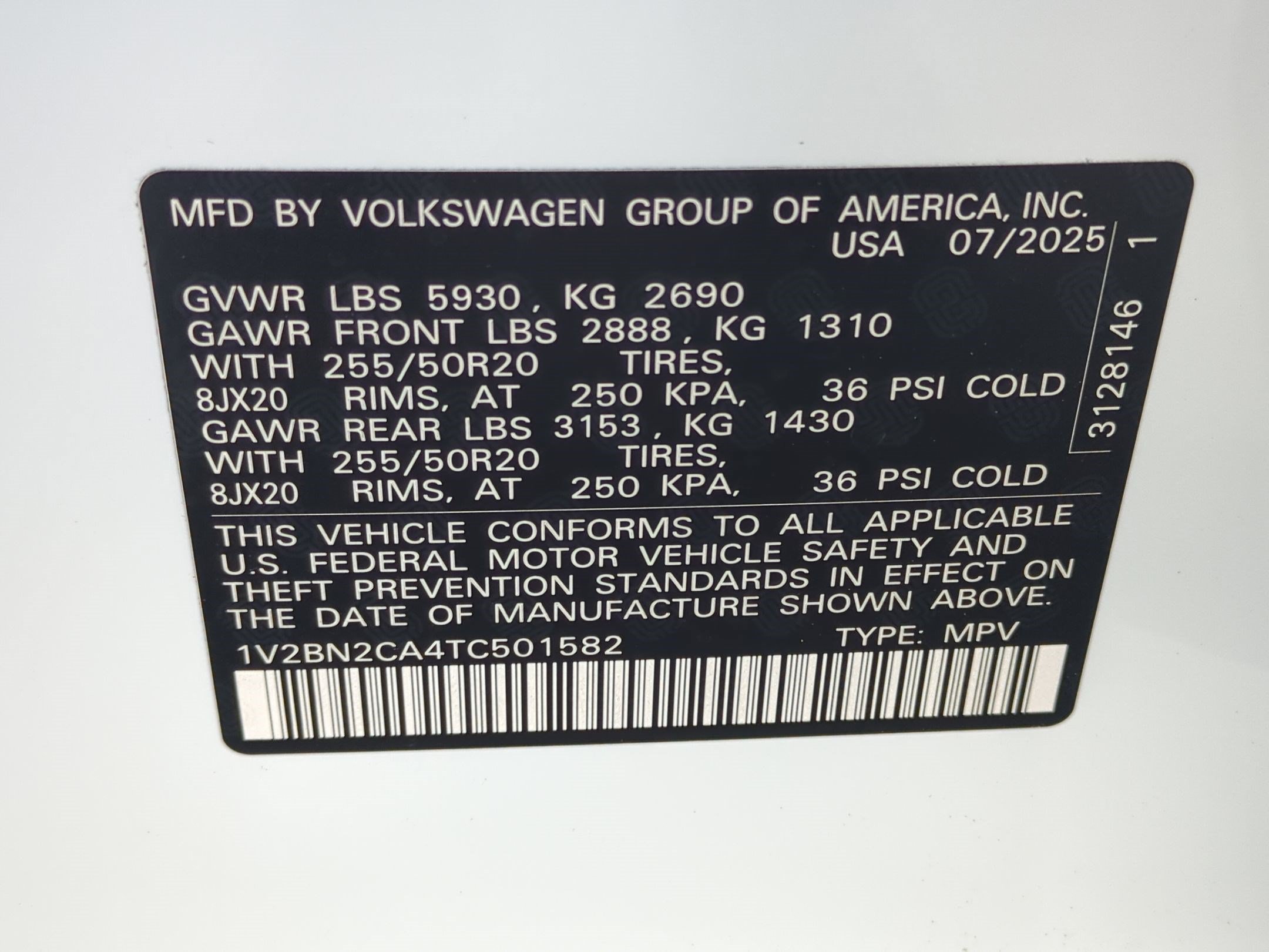New 2026 Opal White Pearl Volkswagen 2.0T SEL image 19