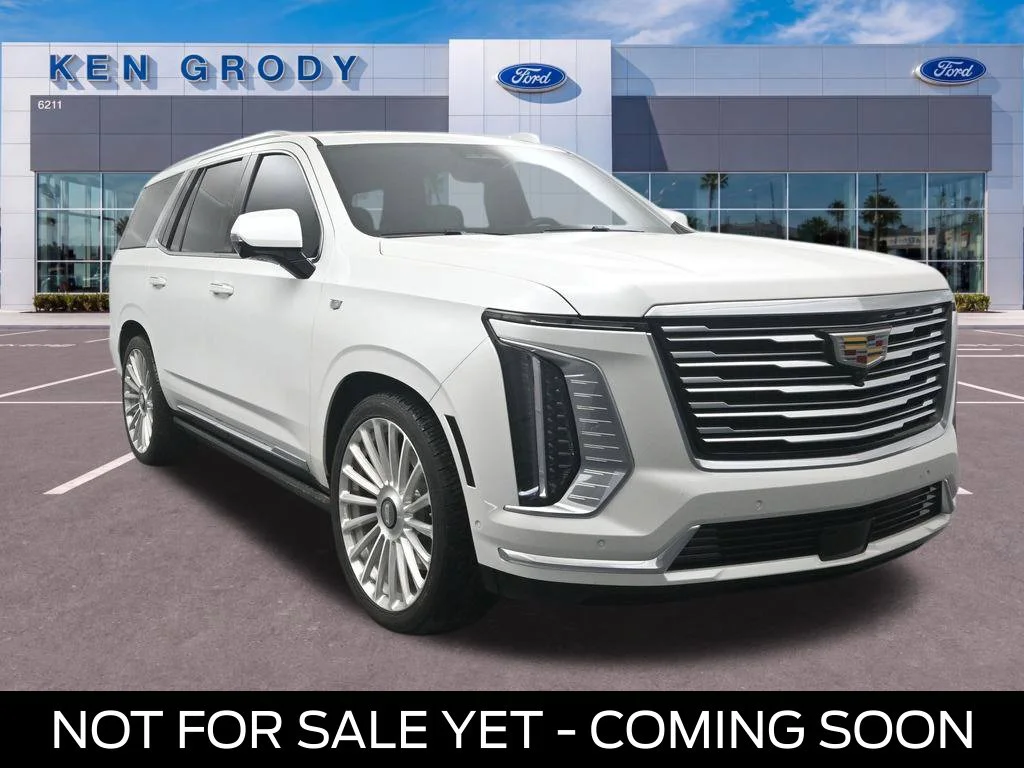 Used 2025 White Cadillac Premium Luxury Platinum image 1