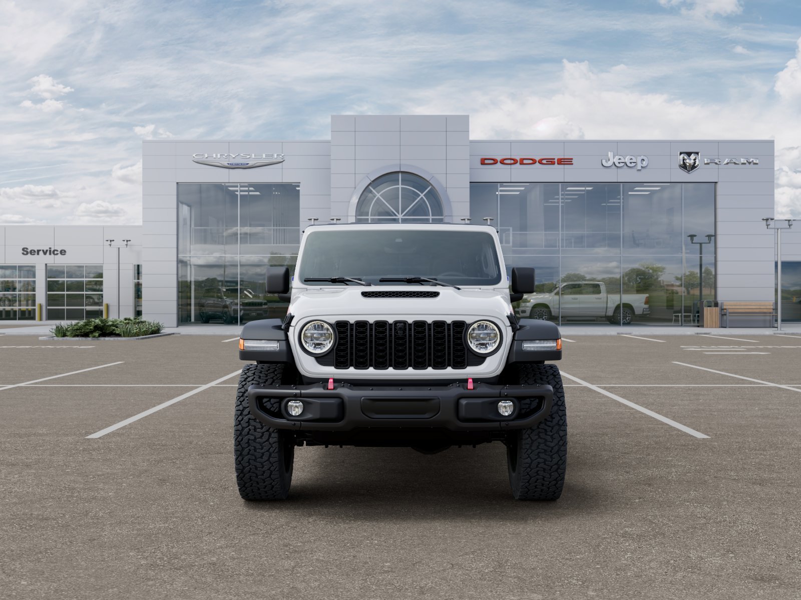 New 2026 Bright White Clear-Coat Exterior Paint Jeep Rubicon image 44