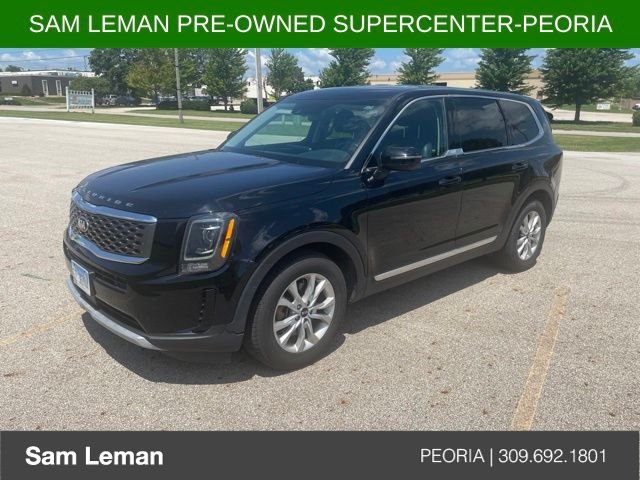 Used 2021 Black Kia LX image 1