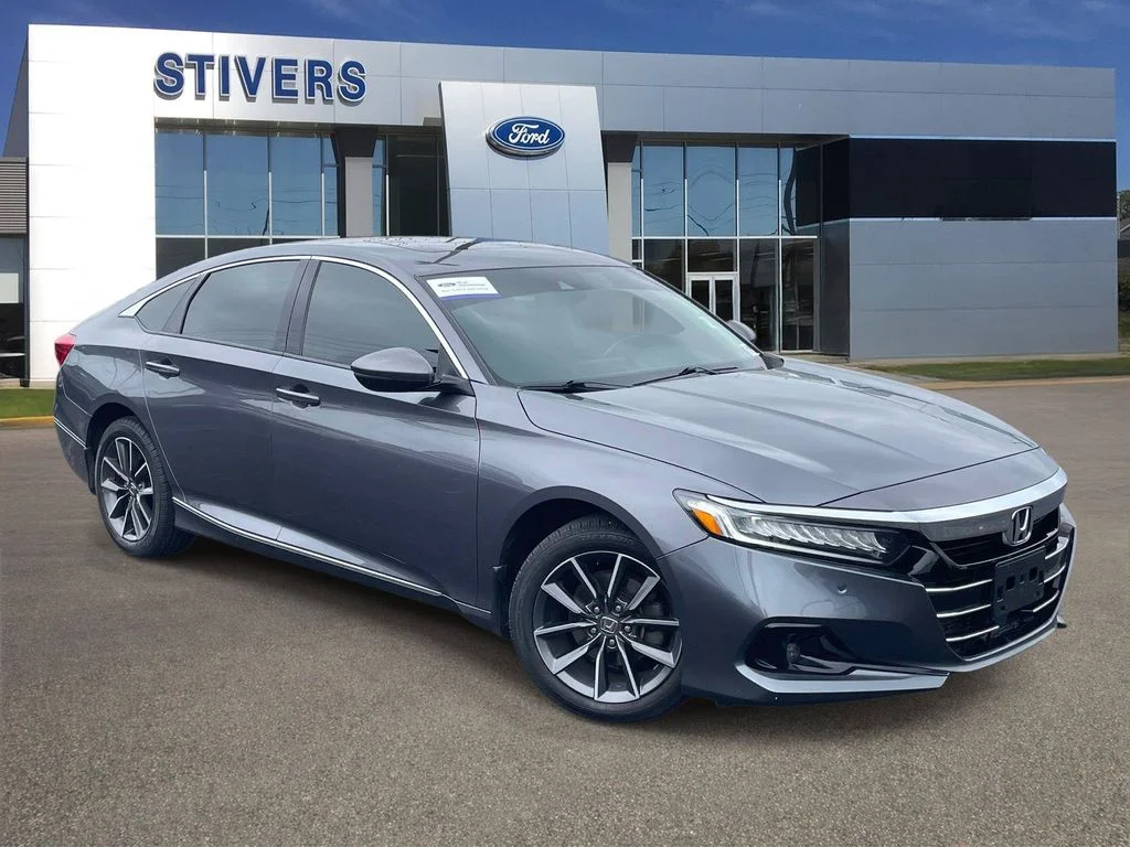Certified Used 2021 Gray Honda EX-L image 1