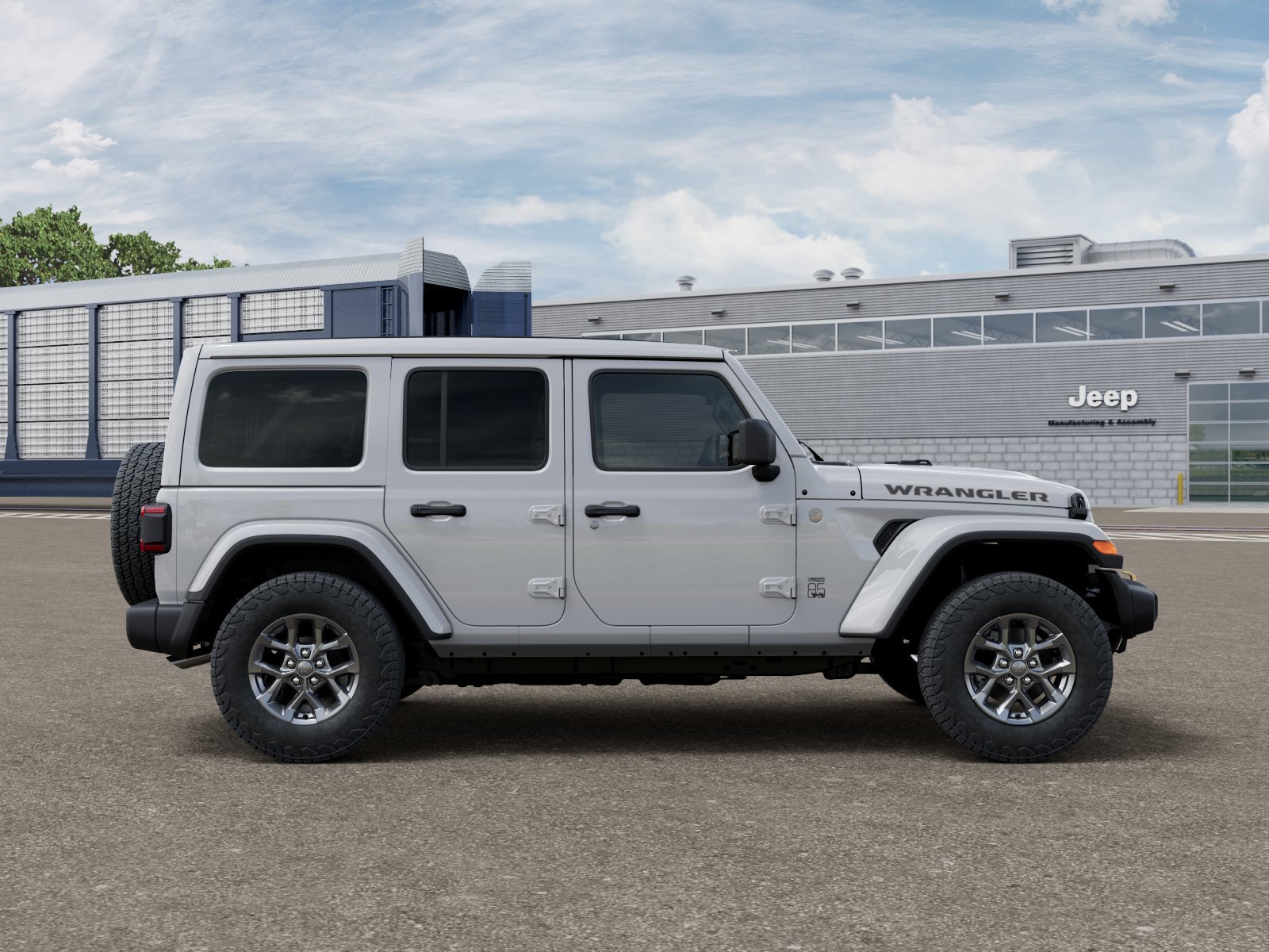 New 2026 Bright White Clear-Coat Exterior Paint Jeep 85th Anniversary image 12
