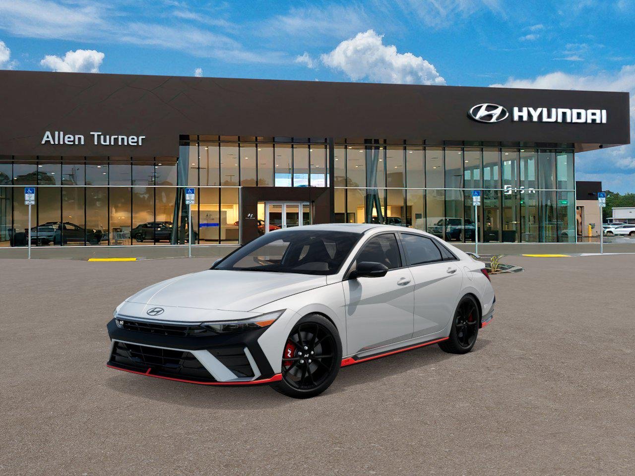 New 2026 Atlas White Hyundai Sedan image 1