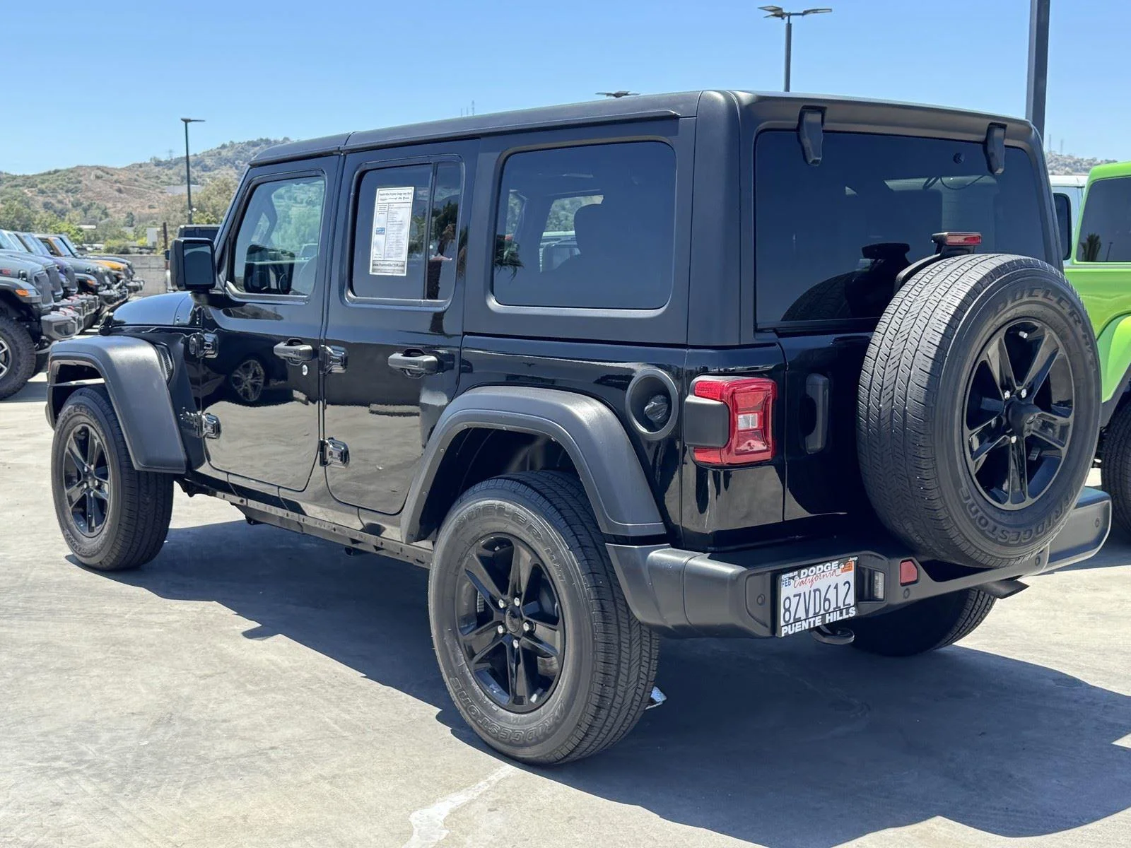 Used 2022 Black Clearcoat Jeep Unlimited Sport Altitude image 4