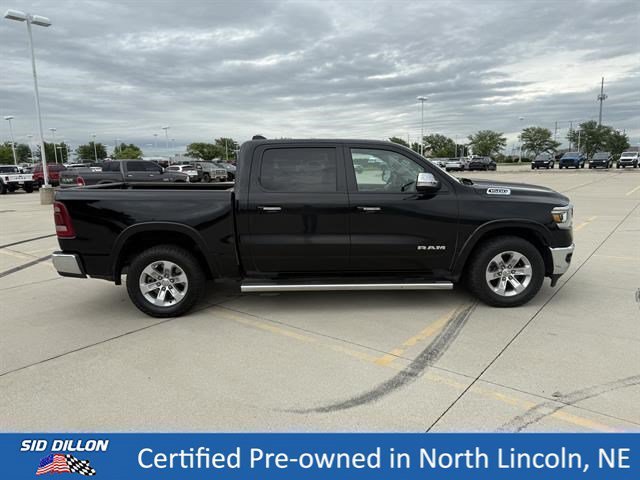 Used 2022 Diamond Black Crystal Pearlcoat Ram Laramie image 3