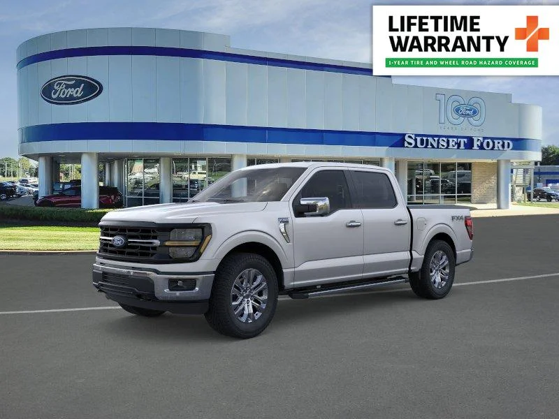 New 2026 Iconic Silver Metallic Ford XLT image 1