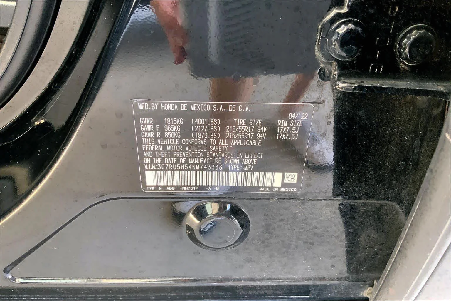 Certified Used 2022 Crystal Black Pearl Honda 2WD EX image 32