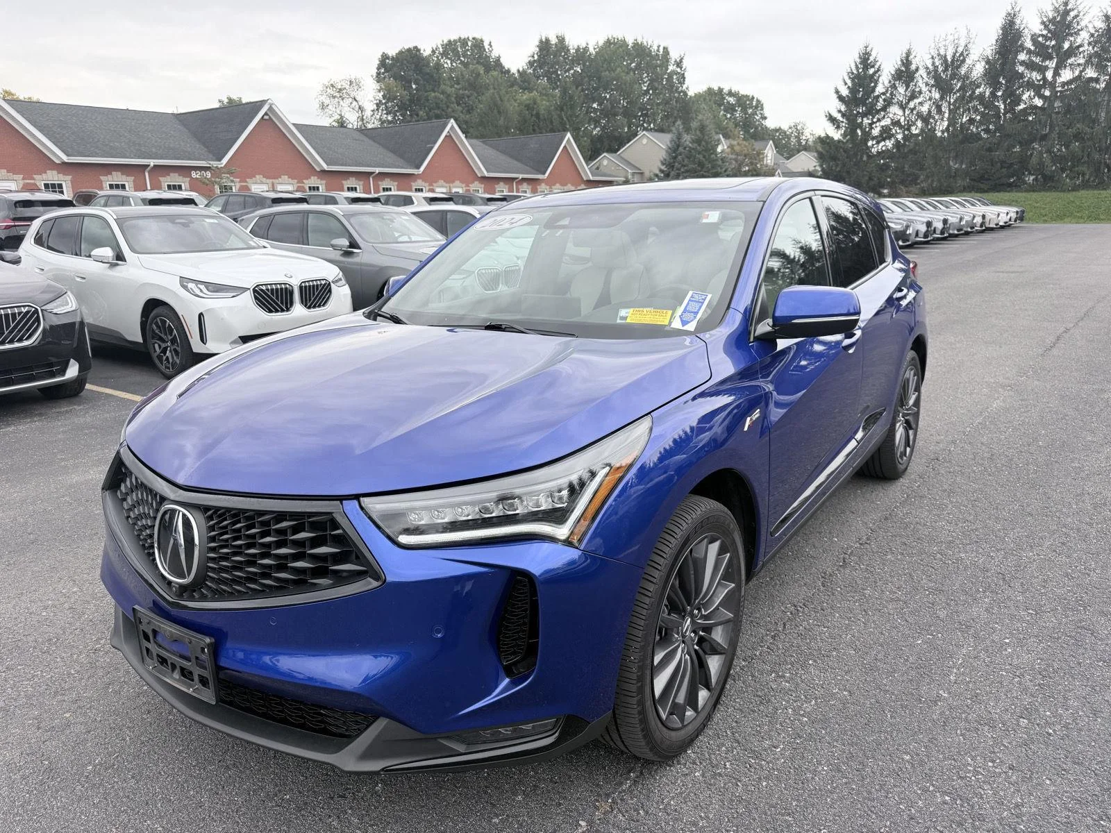 Used 2024 Apex Blue Pearl Acura SH-AWD w/Advance w/A-SPEC image 3