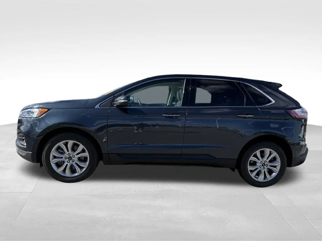 Used 2024 Blue Ford Titanium image 2