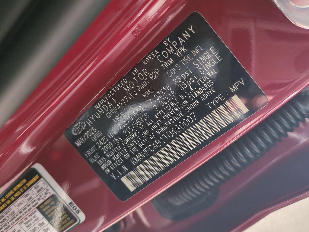 New 2026 Red Hyundai SEL Sport AWD image 37