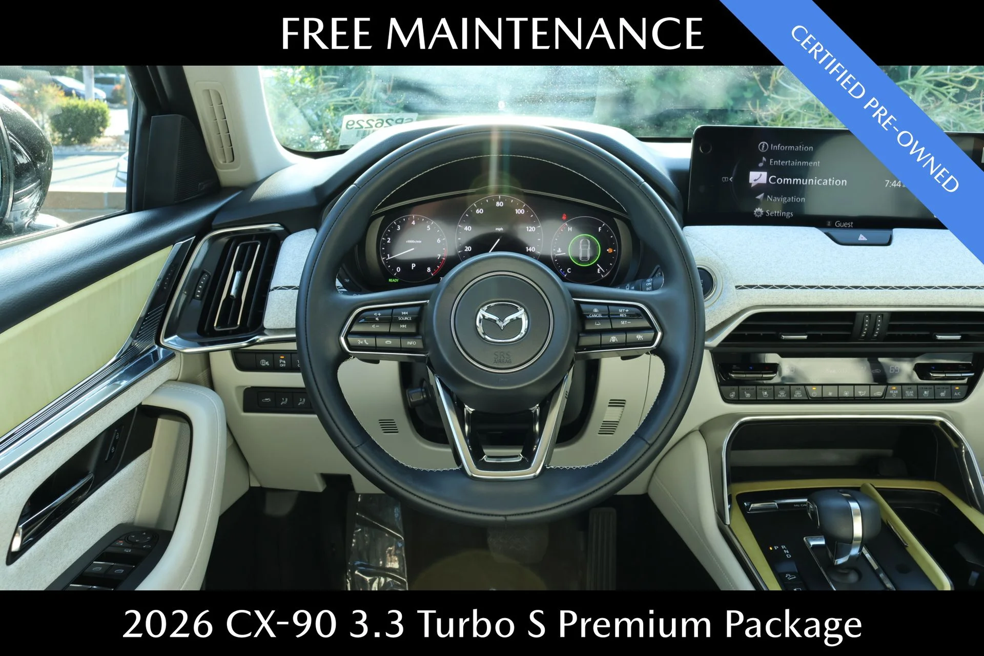 Certified Used 2026 Black Mazda 3.3 Turbo S Premium Plus image 8