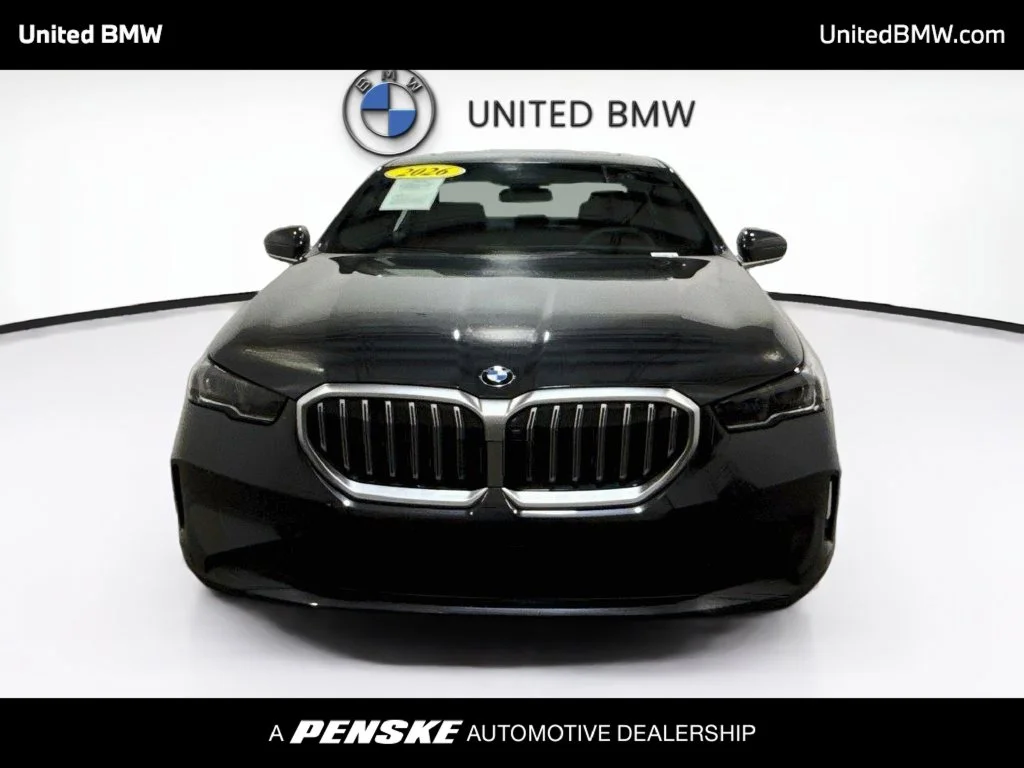 Certified Used 2026 Dark Graphite Metallic BMW 530i image 2
