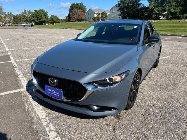 Used 2022 Polymetal Gray Metallic Mazda Carbon Edition image 4
