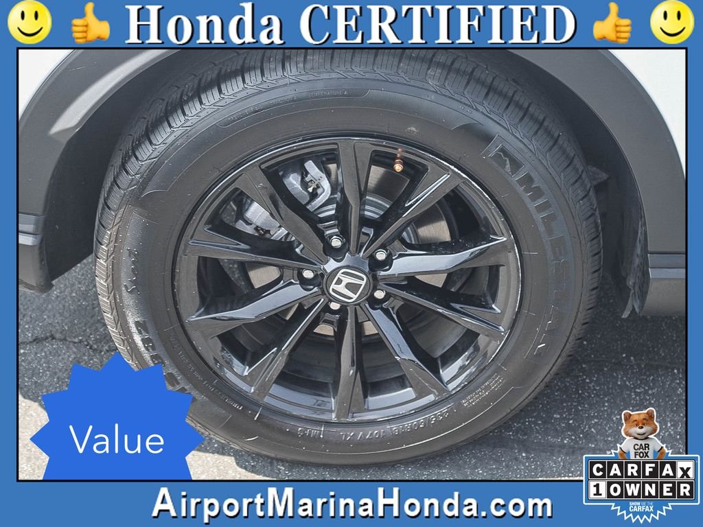 Certified Used 2024 Platinum White Pearl Honda HYBRID 2WD SPORT-L image 17
