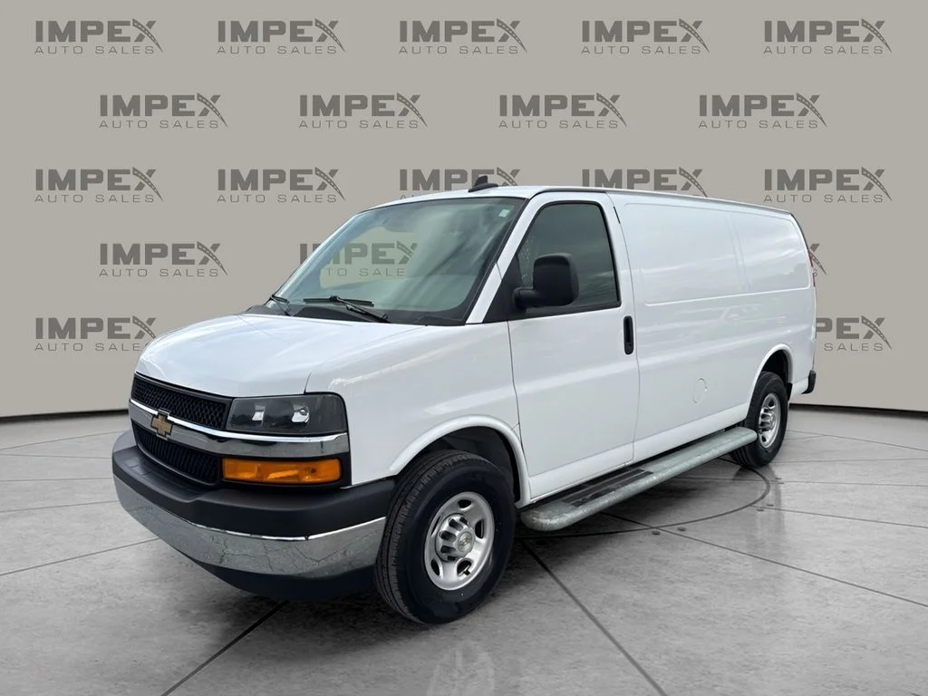 Used 2024 White Chevrolet Work Van image 1