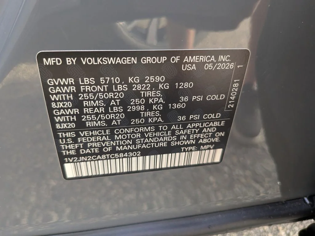 New 2026 Gray Volkswagen 2.0T SE w/Technology image 32