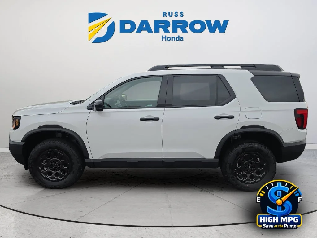 New 2027 Platinum White Pearl Honda TrailSport Elite Blackout image 2