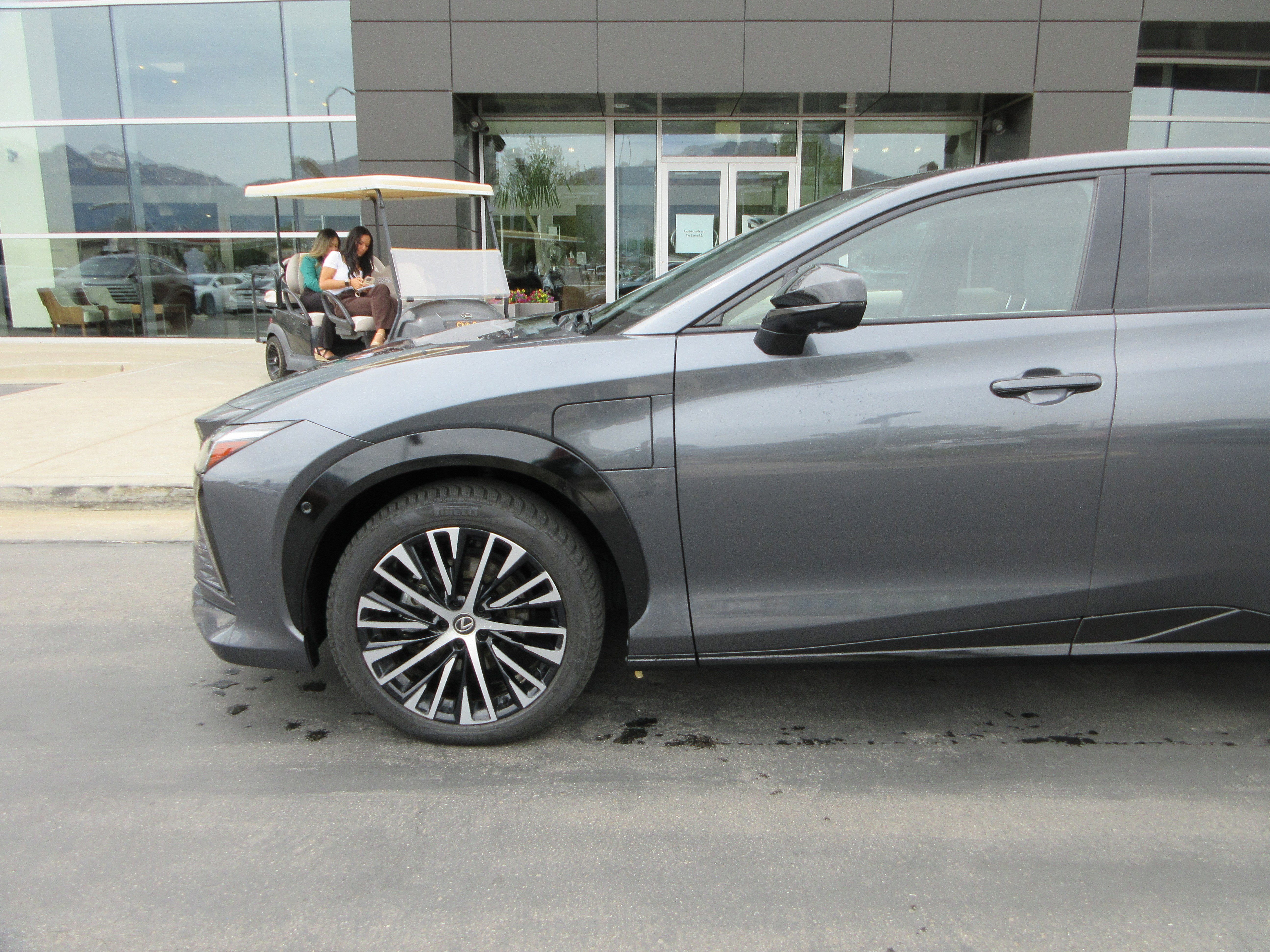 Used 2023 Lexus RZ Luxury with VIN JTJAAAAB7PA018617 for sale in Murray, UT