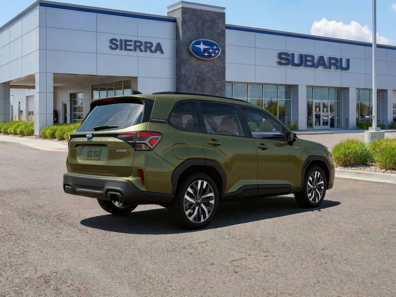 New 2026 Autumn Green Metallic/Crystal Black Silica Subaru Touring Hybrid image 11