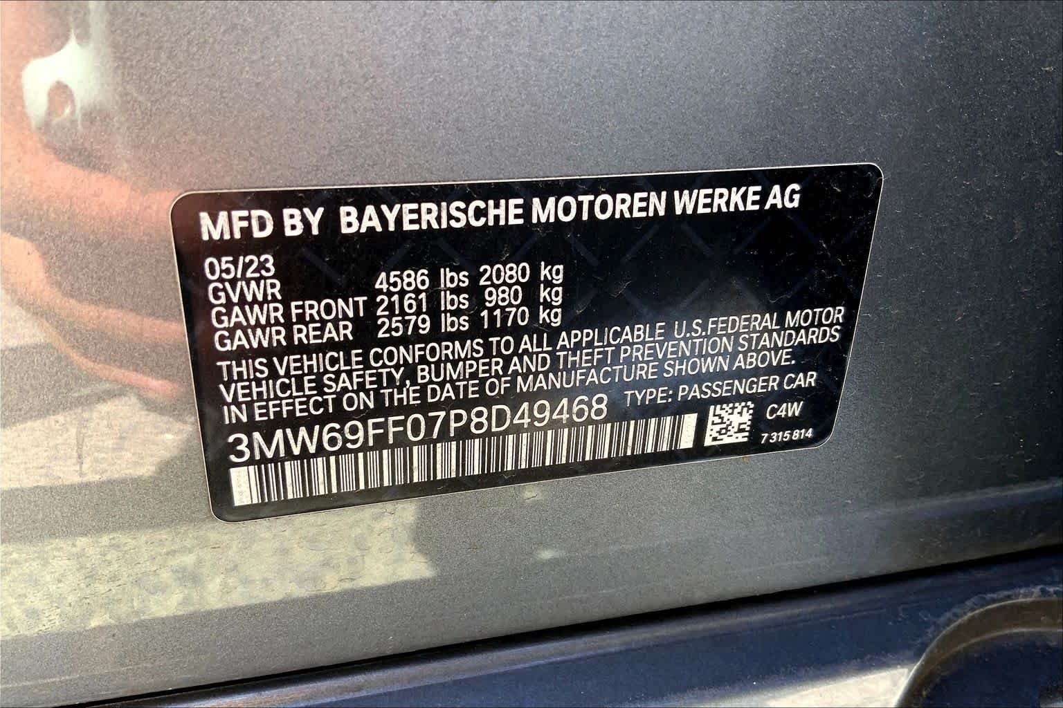 Used 2023 Skyscraper Grey Metallic BMW 330i image 32