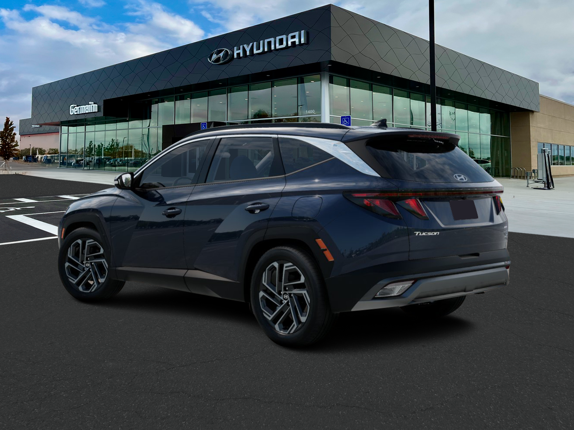 New 2026 Atlantis Blue Hyundai SEL Plus AWD image 4