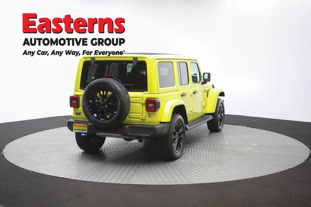 Used 2022 Yellow Jeep Unlimited Sahara 4xe image 40