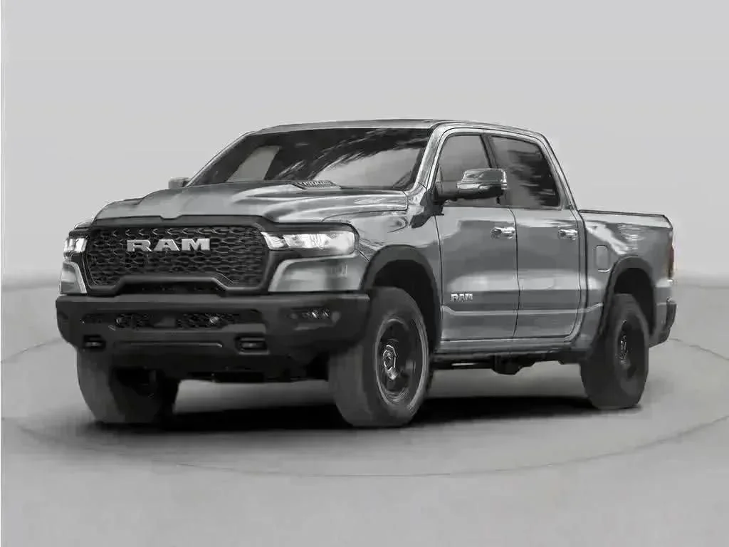 New 2026 Diamond Black Crystal Pearl-Coat Exterior Paint RAM Laramie Night Edition image 27