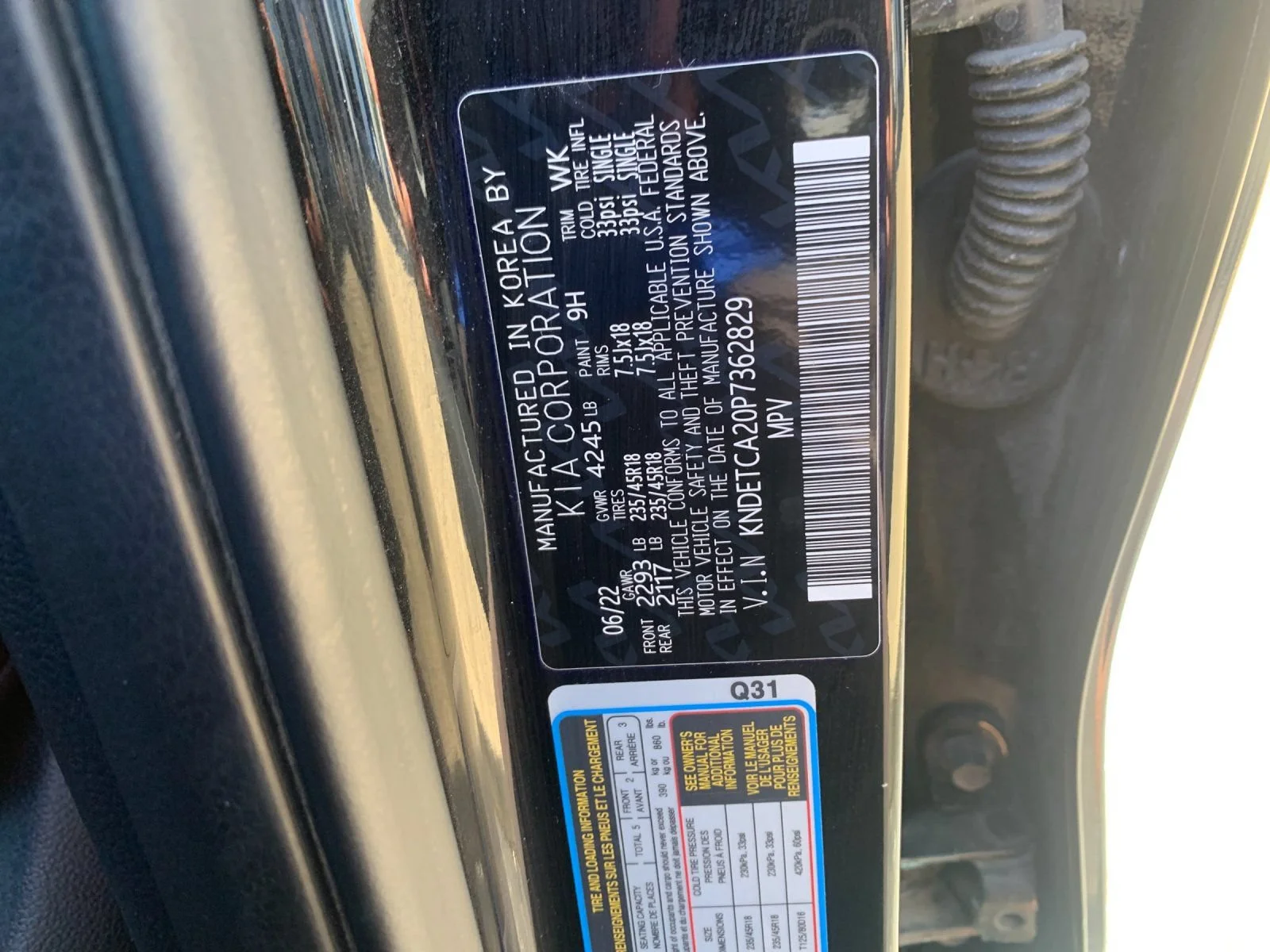 Used 2023 Black Kia SX Turbo image 32