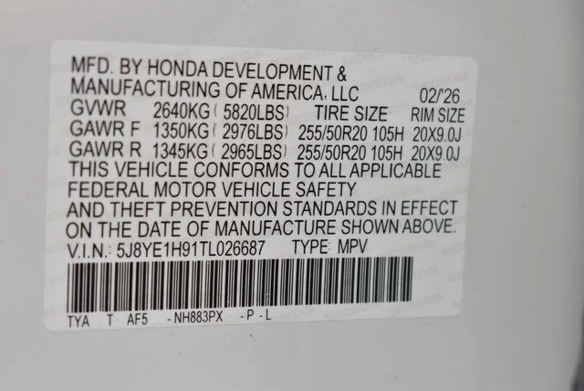 New 2026 Platinum White Pearl Acura A-Spec Advance Package image 25